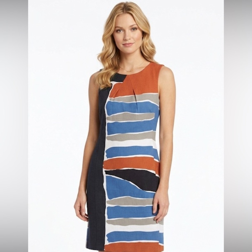 Beth Bowley size 4 multicolor shift dress